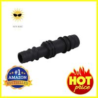 ข้อต่อตรง PE 20x16 มม. TOWAI สีดำ แพ็ก 10 ชิ้นCOUPLING PIPE FITTING PE TOWAI 20x16MM BLACK 10PCS/PACK **หมดแล้วหมดเลย**