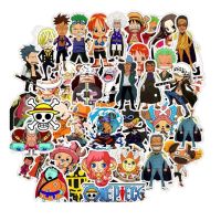 Anime ONE PIECE Stickers Suitcase Laptop Skateboard Motorcycle Luggage Phone Cartoon Anime Stickers Toy Kids Decal