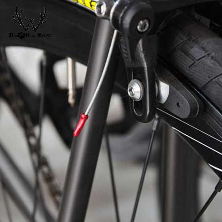 หมวกสายเบรคจักรยานอลูมิเนียมมาตรฐานอเนกประสงค์อะไหล่จักรยานอัลลอยอุปกรณ์ซ่อมจักรยานมืออาชีพ