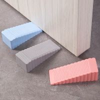 Silicone Door Stopper Safety Door Bottom Protector Removable Door Stopper Household Door Rear Retainer Anti-shock Protection Pad