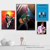 Weezer Band Celebrity Wall Art: โปสเตอร์พิมพ์ผ้าใบคุณภาพสูงของปกอัลบั้ม0922