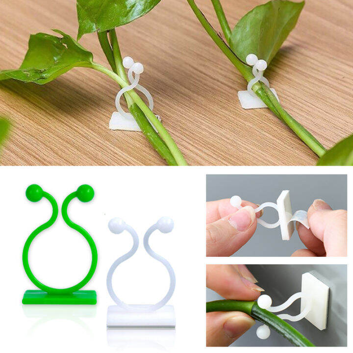 Plant Climbing Wall SelfAdhesive Fixed Buckle Hook Fastener Tied