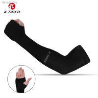 ✚☢ X-TIGER Cycling Arm Warmer Summer Ice Fabric Running Cycling Sleeves Unisex Breathable Sun Protection Volleyball Cuffs Covers