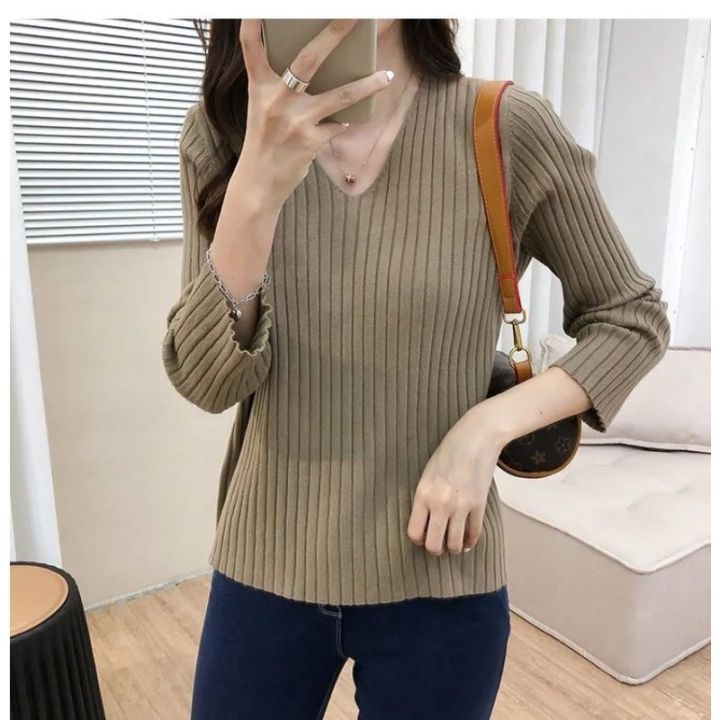 loose-knitted-sweater-long-sleeve-plain-knitwear-sweaters-simple-korean-style-woman-casual-plus-size-retro-knit-women-top