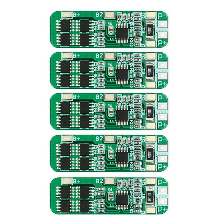 5pcs-3-strings-12v18650-lithium-battery-protection-board-11-1v-12-6v-anti-overcharge-over-discharge-peak-10a