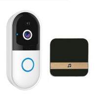 กริ่งประตู IP Wi-Fi แบตเตอรี่720P 170องศาโทรศัพท์ภาพวิดีโอใช้ได้นานเครื่องดูช่องอินเตอร์คอมเข้าประตู