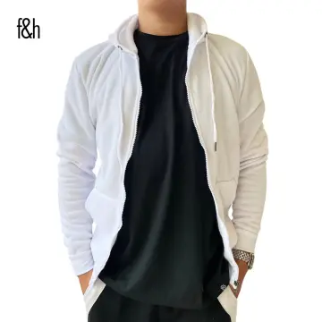 Folded and shop hung hoodie jacket