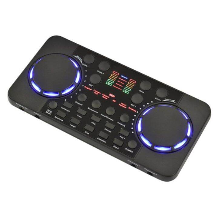 english-version-sound-card-bluetooth-compatible-4-0-audio-interface-mixer-dj-music-studio-karaoke