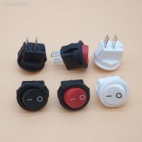 ❡◊  10PCS Round Rocker Switch 16.5mm 2 PINS 2 Position ON-OFF SPST 3A/250V 6A/125V AC Black