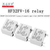 รีเลย์ HF32FV-16-5 Hongfa 5ชิ้น/12/24-HLTF 4-Pin ไวต่อกลุ่มของ Subminiature ปกติเปิด