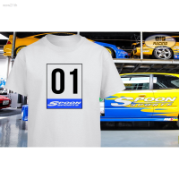 2023 Street Fashion Racing Sports T-shirt [white/grey] [sports] Round Neck Unisex