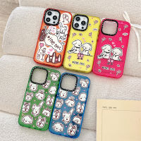 《KIKI》Original glitter CASE.TIFY GULA Dog Tavern Phone Case for iphone 14 14pro 14promax 12 12ProMax 13promax 13 case High-end shockproof hard case Couple phone case iPhone 11 case Cute Cartoon pattern Official New Design Style 5 colors