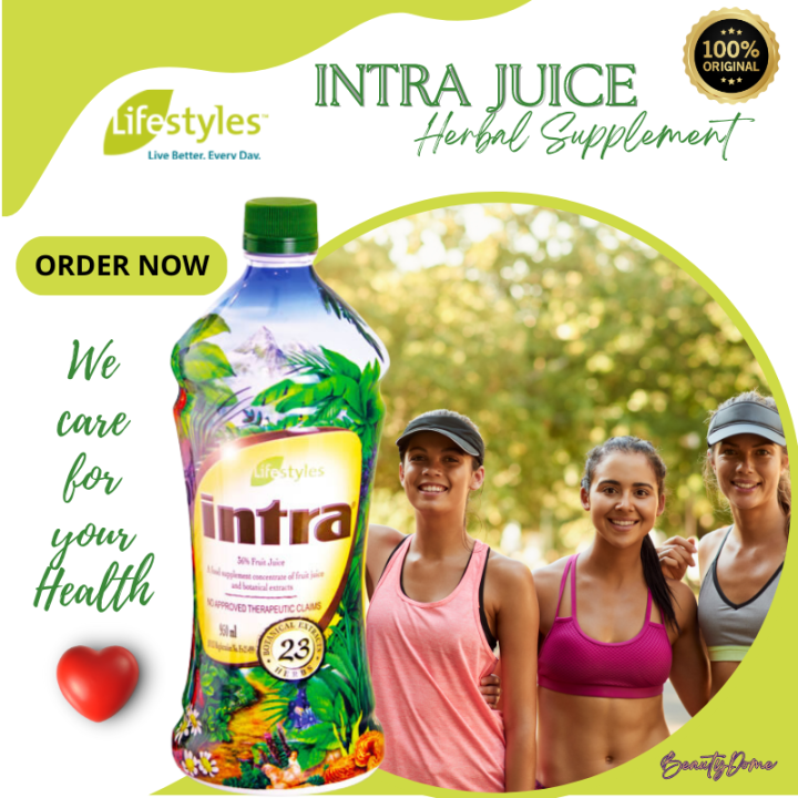 100 Original INTRA HERBAL JUICE (950ml) Food Supplement by Lifestyles