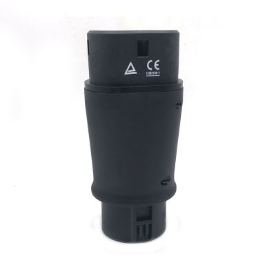 EVSE EV Adaptor 32A J1772 Type 1 to Type 2 Plug EV Adapter, Electric Cars Vehicle Charger Charging Connector