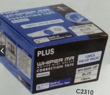 Plus Correction Tape MR WH 605 6m - 10pcs/Box