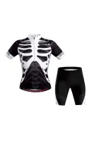 WOSAWE Mens Breathable Cycling Jersey 3D Padded Shorts Set Outfit