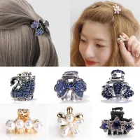 Blue Hair Clips For Women Simple Elegant Barrette Crab Hair Claws Hairpins Hair Accessories