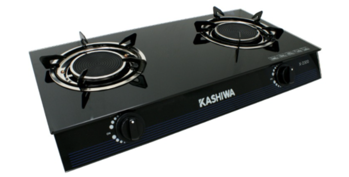 kashiwa-เตาแก๊สหน้ากระจกหัวคู่-หัวอินฟาเรดคู่-รุ่น-x-2300