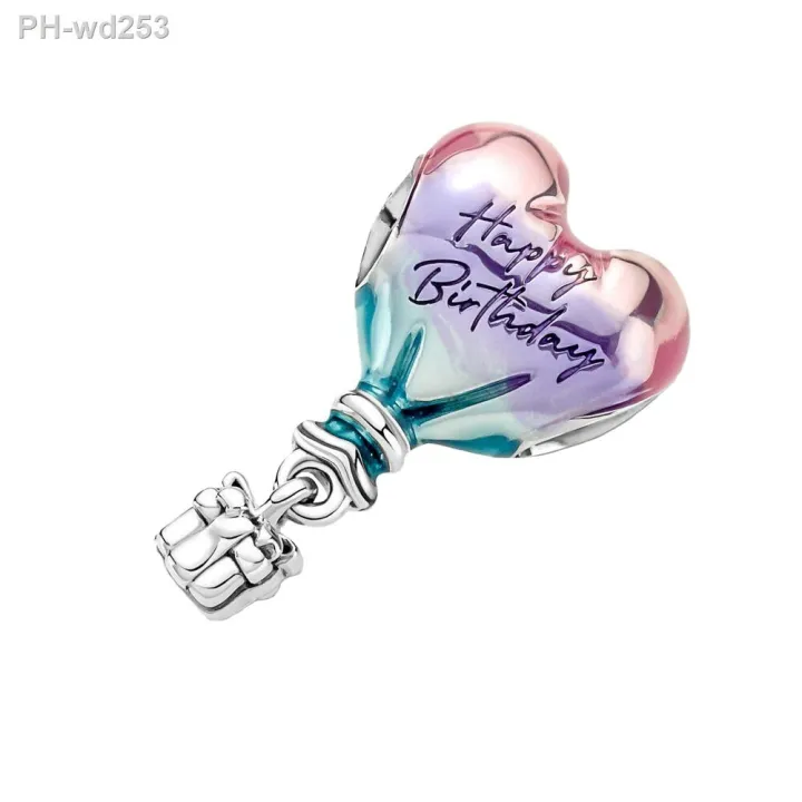 2022-new-925-sterling-silver-happy-birthday-hot-air-balloon-charm-women-festival-jewelry-gift-fit-diy-bracelet-pendant