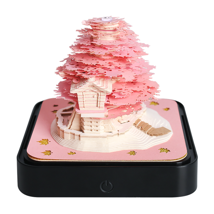 Omoshiroi Block 3D Notepad Sakura Treehouse 3D Calendar 2024 3D Memo   61f40d10681dcb5879ac0bd82732f5db  720x720q80 