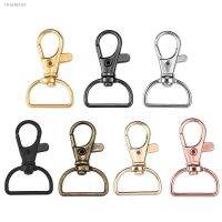 ✳ 5/10Pcs Swivel Clasps D Rings Alloy Metal Lanyard Snap Hooks Clip Hook for Keychain Bag Key Rings Jewelry Making Crafting Sewing