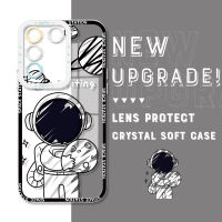 Casing Ponsel เคสการ์ตูนกันกระแทกสำหรับ Vivo V27E V27 5G V27 Pro 5G เคสมือถือใสปลอกอ่อนคลุมทั้งหมดปกป้องกล้อง