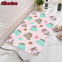 Bathroom Floor Mats 40x60/50x80CM Cute Cat Pattern Bathroom Set Decoration Room Bathroom Non-slip Waterproof Bathroom Carpet Rug