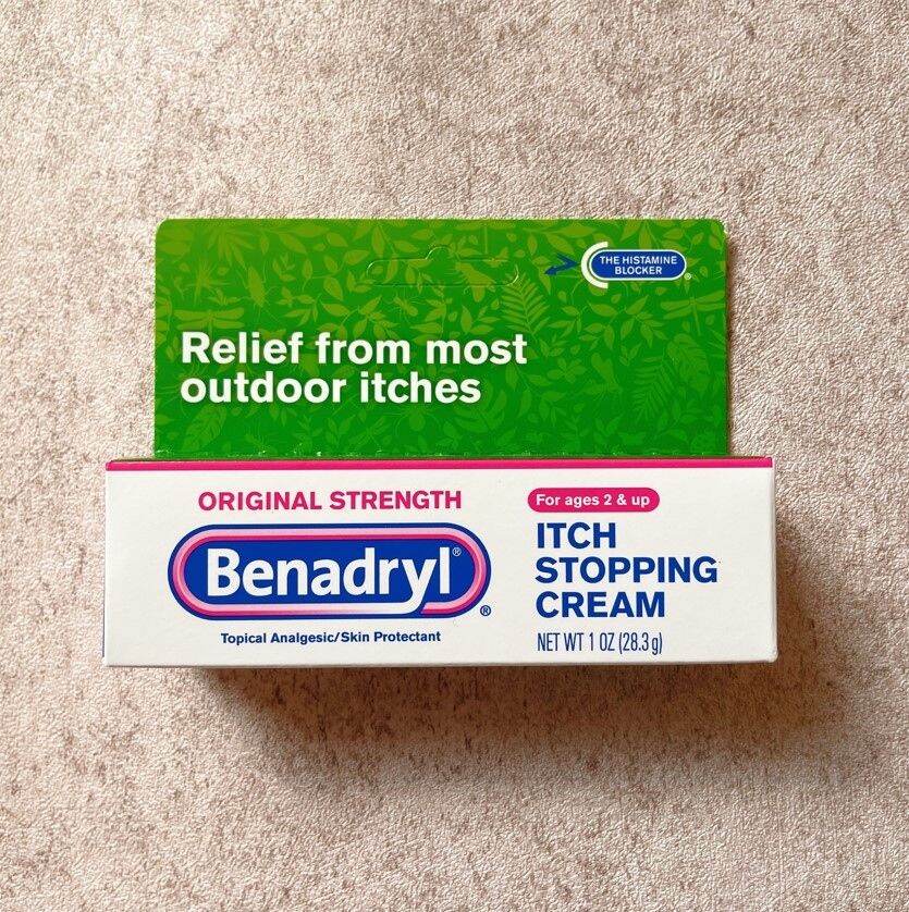 American Benadryl diphenhydramine strengthen itching cream gel mosquito