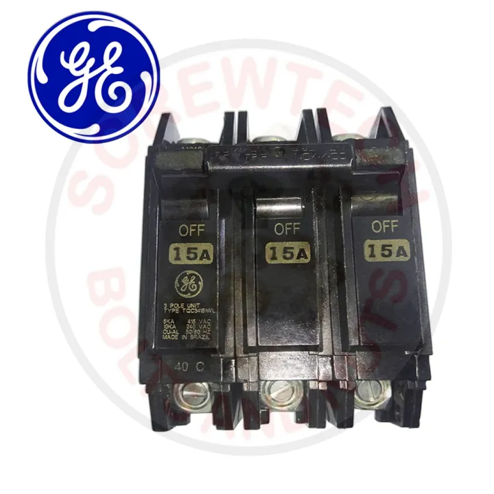 GE Circuit Breaker 15A 3 Pole TQC3415WL Lazada PH