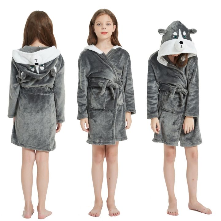 xiaoli-clothing-เด็กเสื้อคลุมอาบน้ำเด็กยูนิคอร์นเสื้อคลุมสำหรับหนุ่มๆสาวๆ-kigurumi-สัตว์สักหลาดชุดนอนชุดนอนเด็กสายรุ้ง-p-eignar