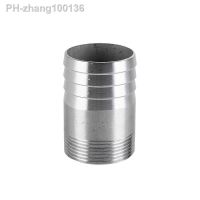 3PCS 30mm Hose Barb Tail -1 Inch BSP Male Thread Connector Joint Pipe Fitting SS 304 Stainless Steel Coupler Adapter