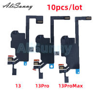 10Pcs หูฟัง Flex Cable สำหรับ 13 Pro Max Mini Proximity Light Sensor หูฟังลำโพง Assembly