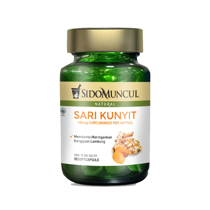 Sido Muncul Natural Sari Kunyit Soft Capsule 50 Kapsul Lazada Indonesia 0774