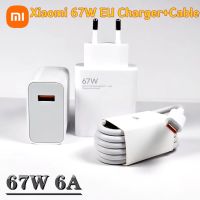 Xiaomi Charger 67W EU Fast Charger Power Adapter 6A Type-C Cable QC 4.0 Turbo Charge For Xiaomi 12 11 Ultra Redmi Note 9 10 11 Pro K30 40 Poco X3 X4 Pro F3 For Laptop Air 13.3 Notebook