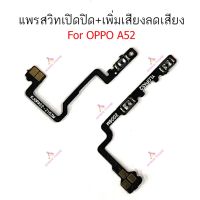 แพรสวิตท์ OPPO A52 แพรสวิตเพิ่มเสียงลดเสียง OPPO A52 แพรสวิตปิดเปิด A52