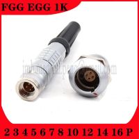 FGG EGG 1K 2 3 4 5 6 7 8 10 12 Pin Waterproof IP68 Aviation Metal Push-Pull Self-Locking Male Plug And Female Socket Connector