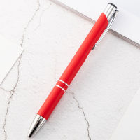 [In stock] ปากกาลูกลื่นอลูมิเนียมเสากดปากกา พิมพ์ปากกาโฆษณาปากกาลูกลื่นโลหะหลากสี logo ของขวัญปากกาจุด