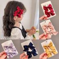 Children 39;s Bow Hairpin Sweet and Cute Duckbill Clip Simple Girls Hair Accessories Bangs Clip Japanese and Korean Headdress