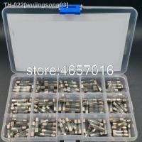 ❆✿ 15Kinds 150pcs 5x20 Fast-blow Glass Tube Fuses Car Glass Tube Fuses Assorted Kit 5X20 with Box fusiveis 0.1A-30A Household Fuses