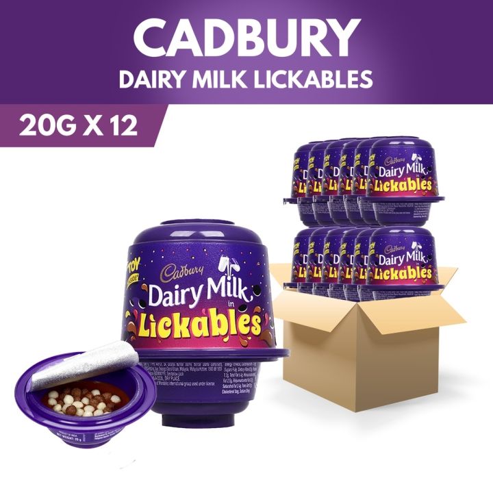 Cadbury Dairy Milk Lickables 20g (Set of 12) Lazada PH