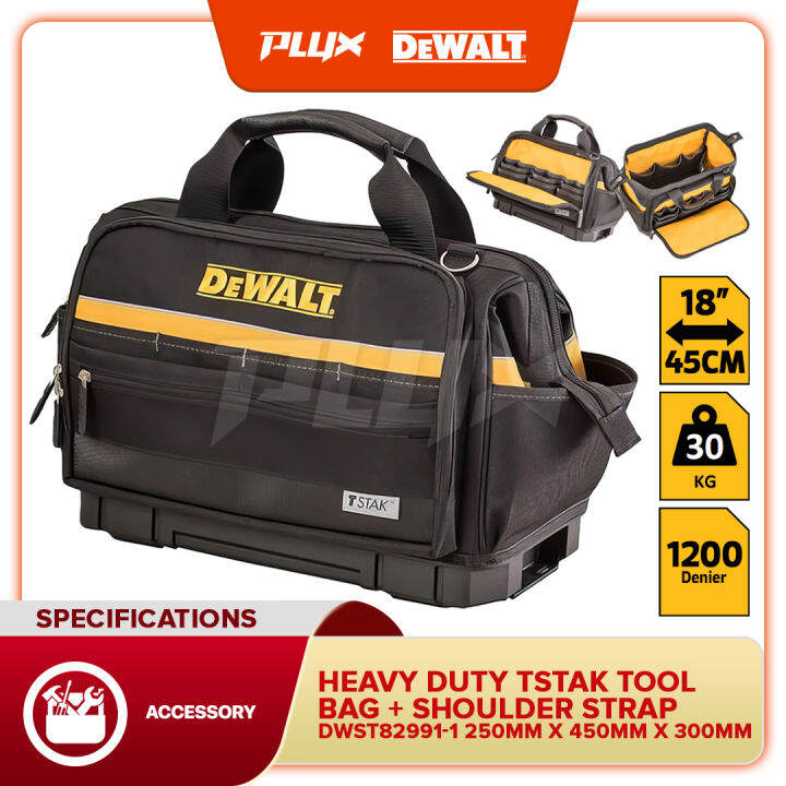 DeWALT Heavy Duty Tool Bag DWST829911 TStak Soft Bag with Shoulder
