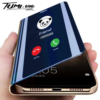 23New Mirror Flip Phone Case For Samsung Galaxy Note 10 Pro 9 8 S10 5G S9 S8 Plus S10E S7 Edge A80 A70 A50 A30 A10 A7 J4 J6 2018 Cover
