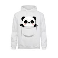 Men Hoodies Pocket Cute Panda Simple Style Harajuku Pure Cotton Round Neck Long Sleeve Design Hoodie Fast Shipping Size XS-4XL