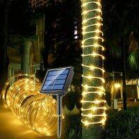 Solar Rope Light Waterproof IP65 300LEDs Outdoor LED Solar Outdoor Lights for Party Garden Yard Home