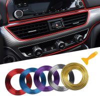 【LZ】 5M Car Dashboard Door Edge Insert Trim Styling Interior Decorative Moulding Universal Auto Accessories Insert Strip With Scraper