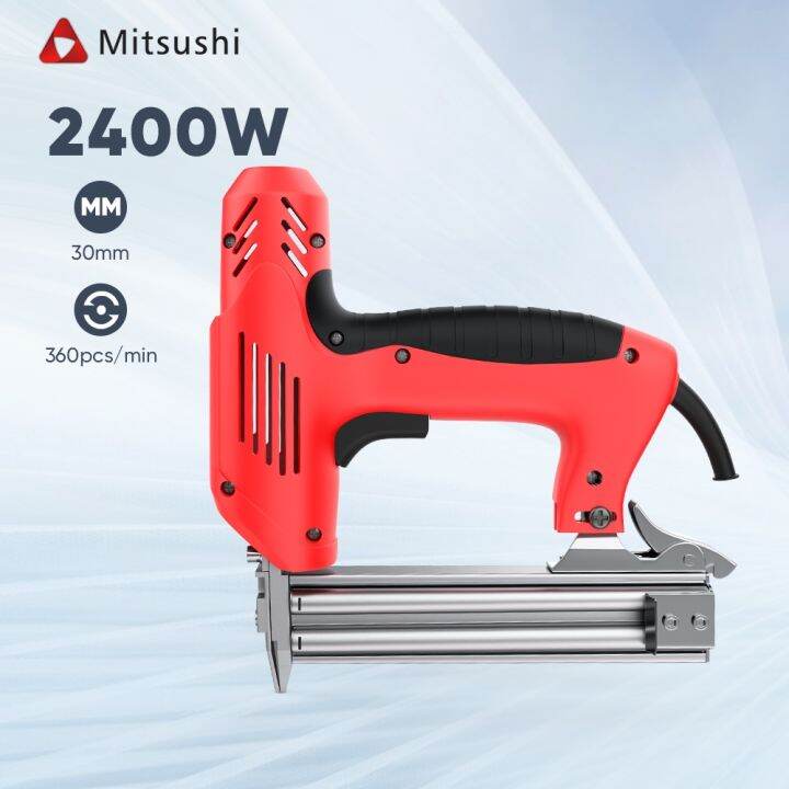 Mitsushi 2400W 220V MDDQF30 Electric Nail Gun Tacker Gun Pneumatic
