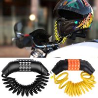 Scooter Motorcycle Helmet Chain Lock 4-digit Password Combination for Portable Mtb Road Bike Lock Cable
