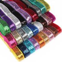 5 Yards/lot 25mm Sequin Beading Trim Lace Spangle Ribbons For hand craft Garments Head dress Decoration Fabric  Material