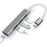 [HOT HAIXWLXKWW 589] USB C HUB 3.0 Type Splitter USB-C 3.1 Port Dock Adapter สำหรับ Mac Book IMac อุปกรณ์เสริม