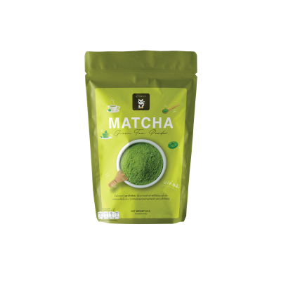 ผงชาเขียวมัทฉะ 100% สูตรคลาสสิก 100 กรัม และ 500 กรัม (Classic Matcha Green Tea 100%)